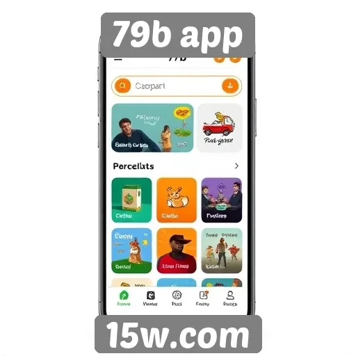 Acessibilidade e interface do usuário no 79b app